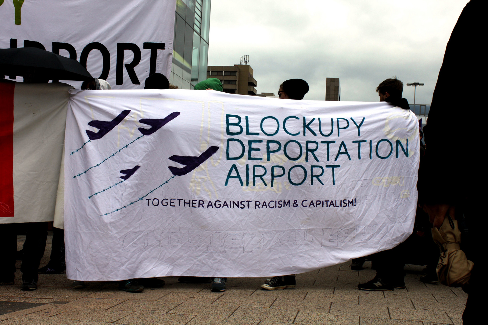 PM: Blockupy Deportation Airport / Blockupy Aktion am Flughafen