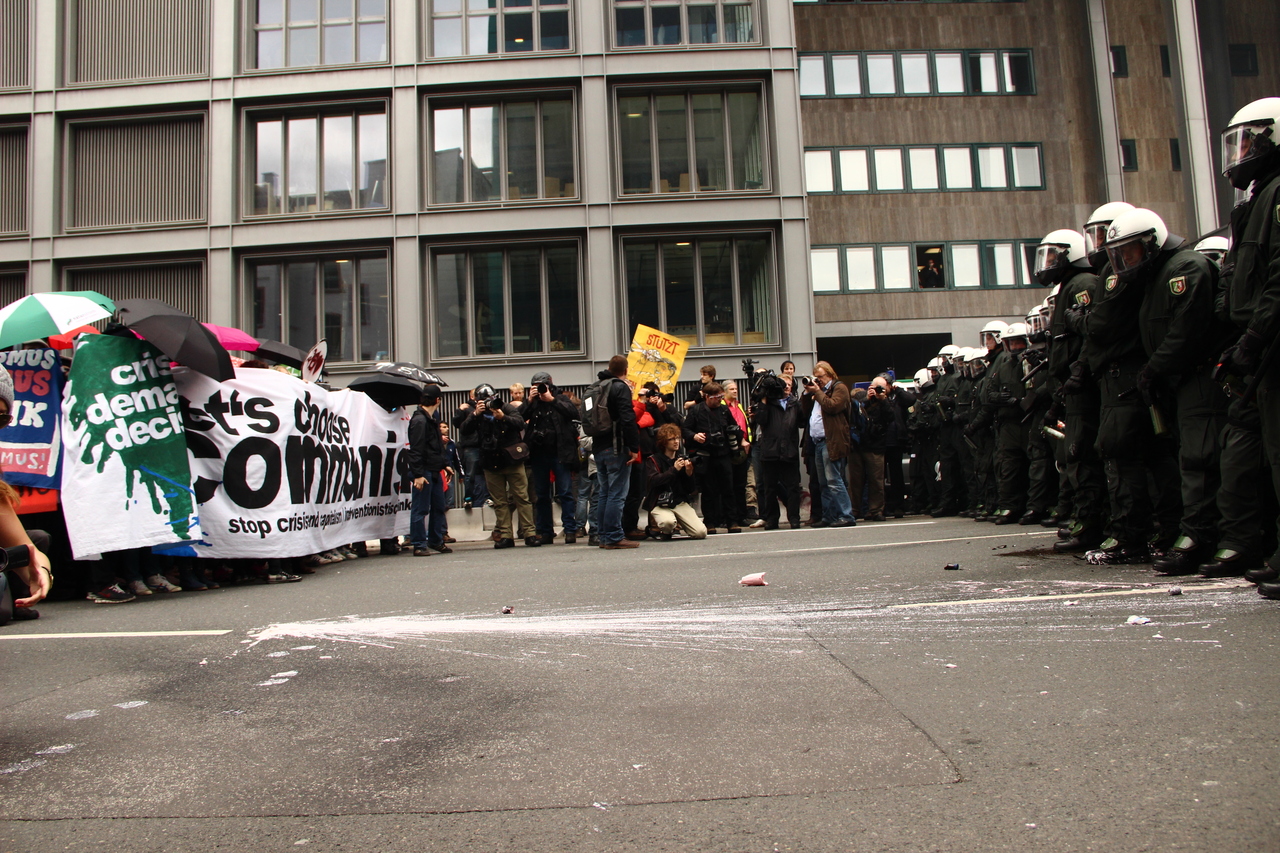 Göttingen: Betroffene des Blockupy-Kessels klagen gegen Polizeimaßnahmen