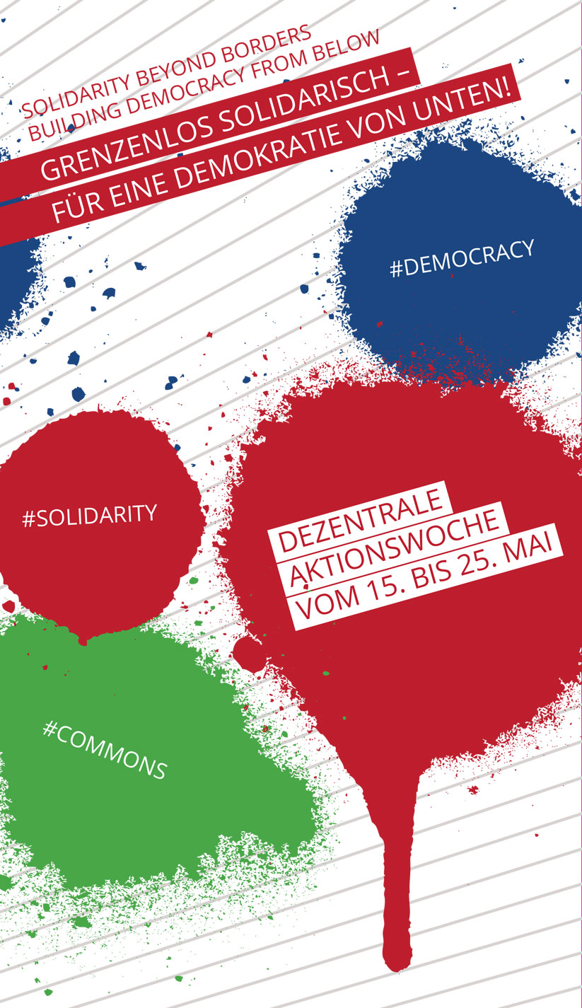 Europaweite Blockupy Aktionstage vom 15 bis 24. Mai
