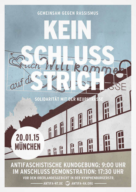 20.1. Aktionstag beim NSU-Prozess in München