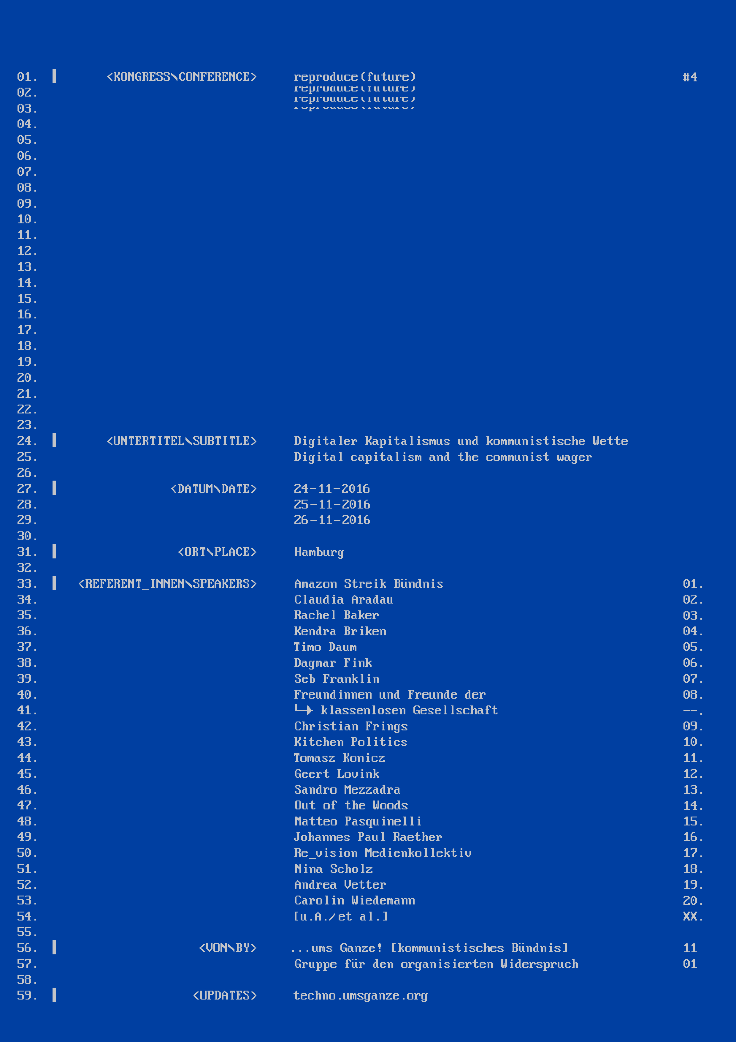 …ums Ganze! Kongress #4