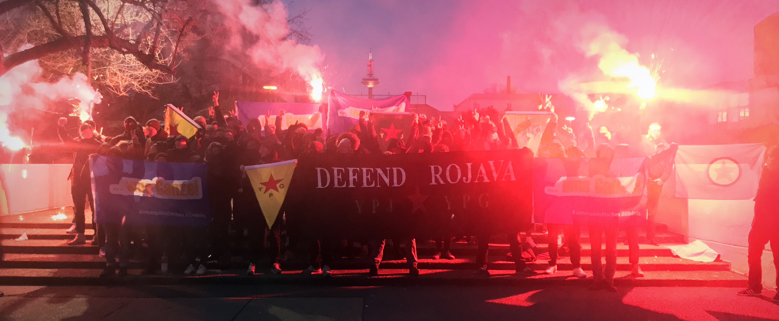 „Halte stand freies Afrin!“